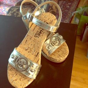 Girls size 11 Michael Kors wedge
